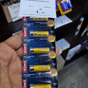 BATERIA SUPER ALKALINE  27A  BAT-11 LUMISTAR