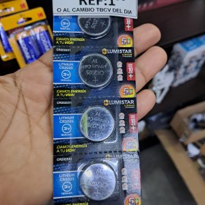 BATERIA LITIO BOTON CR2025 BAT13 LUMISTAR