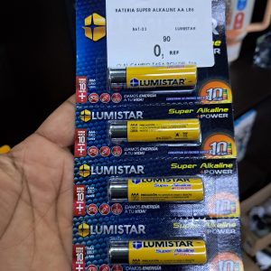 BATERIA SUPER ALKALINE AA LR6 BAT-03 LUMISTAR