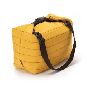 BOLSO TÉRMICO GRANDE AMARILLO CON RECIPIENTE