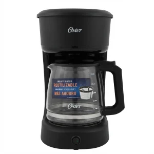 CAFETERA OSTER 12L FILTRO/PERM 900W LUZ ENC/APAG NEGRA