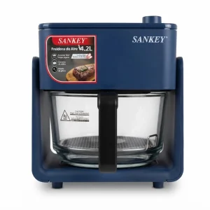 FREIDORA DE AIRE FUNC/MIST 4.2L 1000W VIDRIO TEMP AZUL