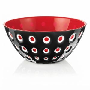 BOWL 12CM LE MURRINE NEGRO/BLANCO/ROJO GUZZINI
