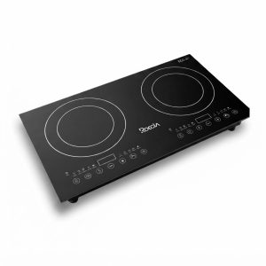 COCINA INFRARROJO  2 HORNILLAS 2 EN 1 110V RIC-4000 ROCCIA C012